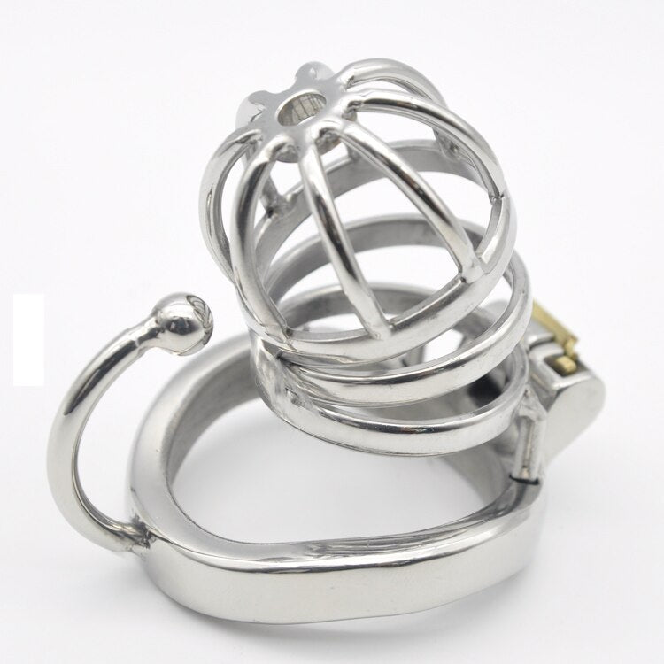 Cage de Chasteté Métal  pour pénis de 4 à 6 cm