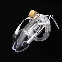 Cage de Chasteté électrique  pour pénis entre 7 et 9 cm