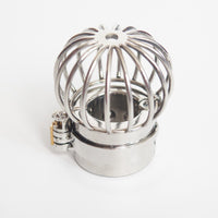 Cage de Chasteté Métal  pendentif scrotum longue de 85 mm