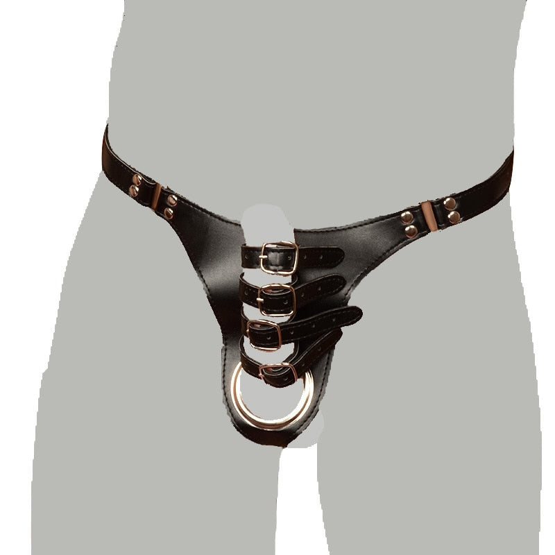 ceinture de chasteté homme pas cher cuir