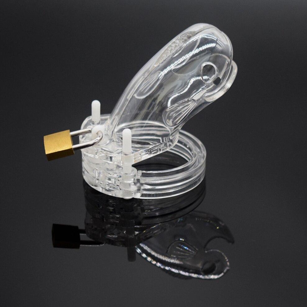 cage de chastete plastique homme transparent