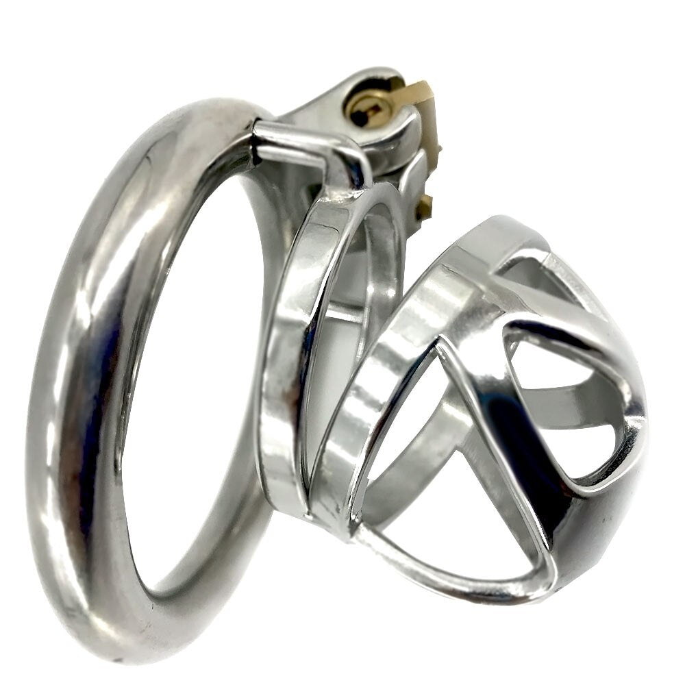 micro cage de chasteté acier