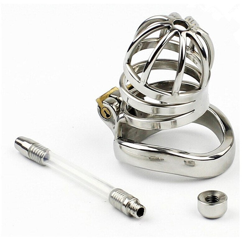 cage de chasteté uretral tige silicone