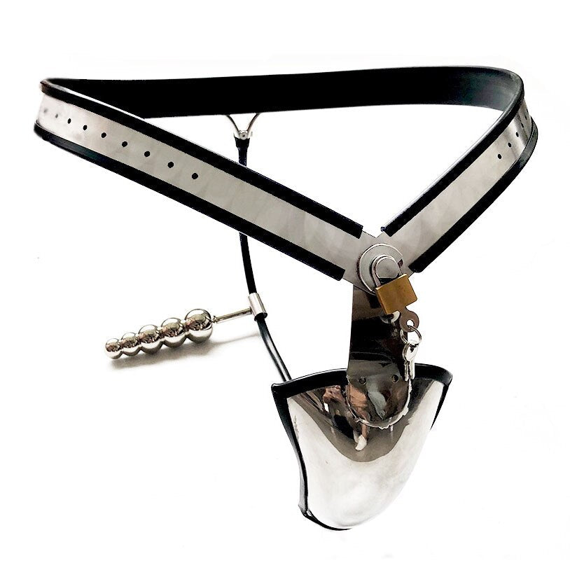 ceinture de chasteté pour homme plug anal integre