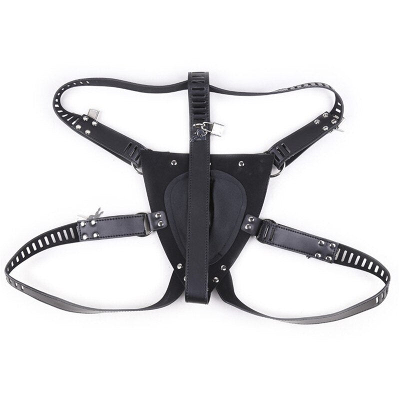 ceinture de chasteté homme cuir PU