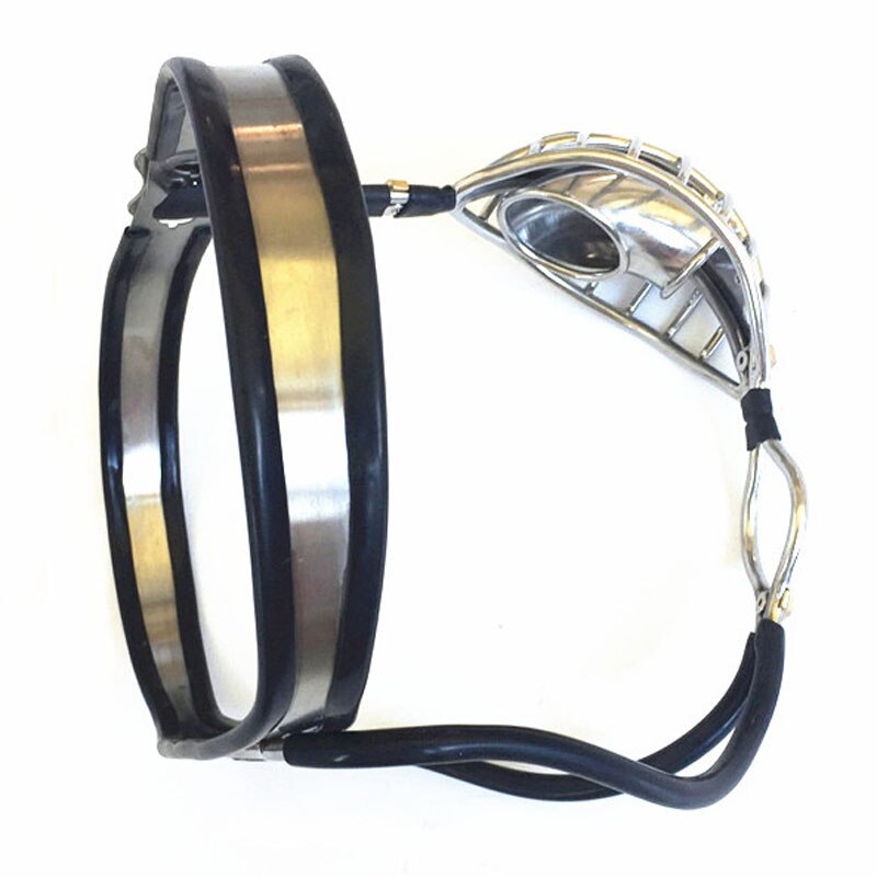 ceinture de chasteté homme métal et silicone