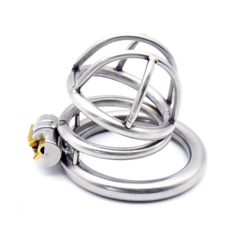 cage a penis inox courte