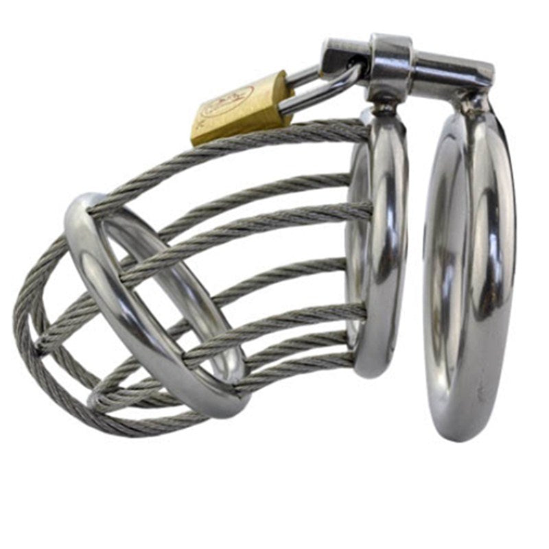 Cage de Chasteté Métal  Sexe Impitoyable