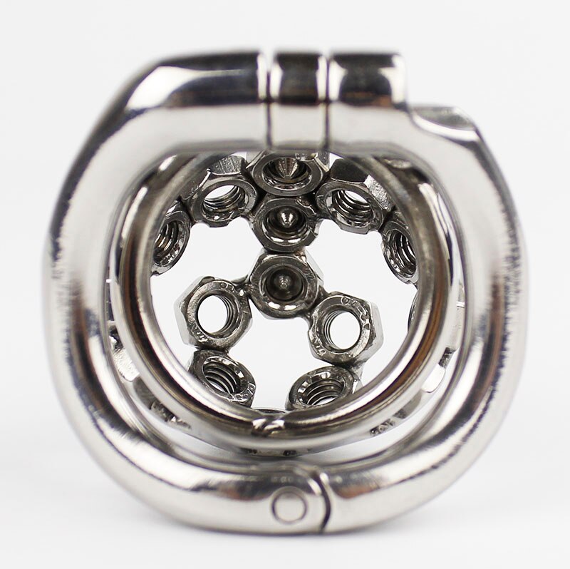 cage de chastete metal extreme en acier inox