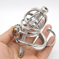 Cage de Chasteté Métal  pour pénis de 4 à 6 cm