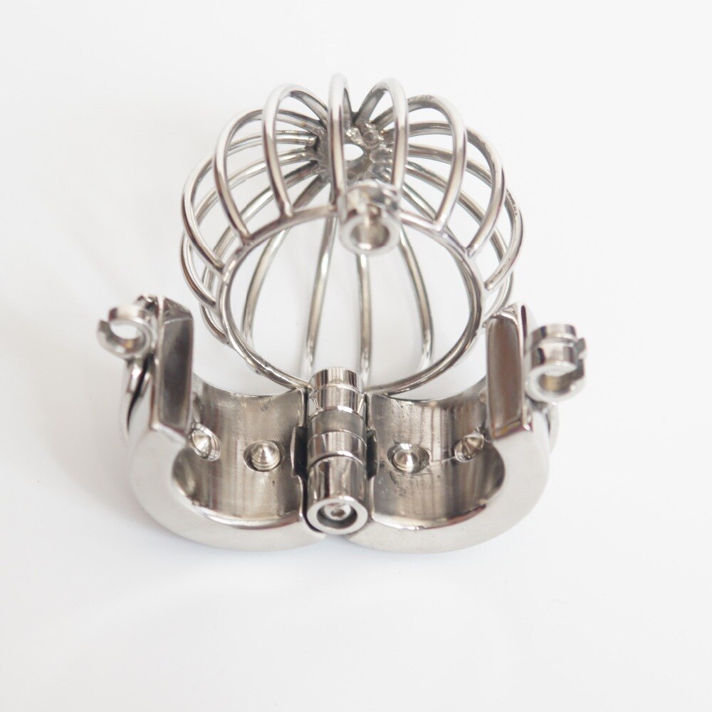 Cage de Chasteté Métal  pendentif scrotum longue de 85 mm