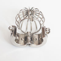 Cage de Chasteté Métal  pendentif scrotum longue de 85 mm