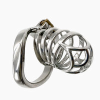 cage de chastete metal 6 cm verrouillage furtif