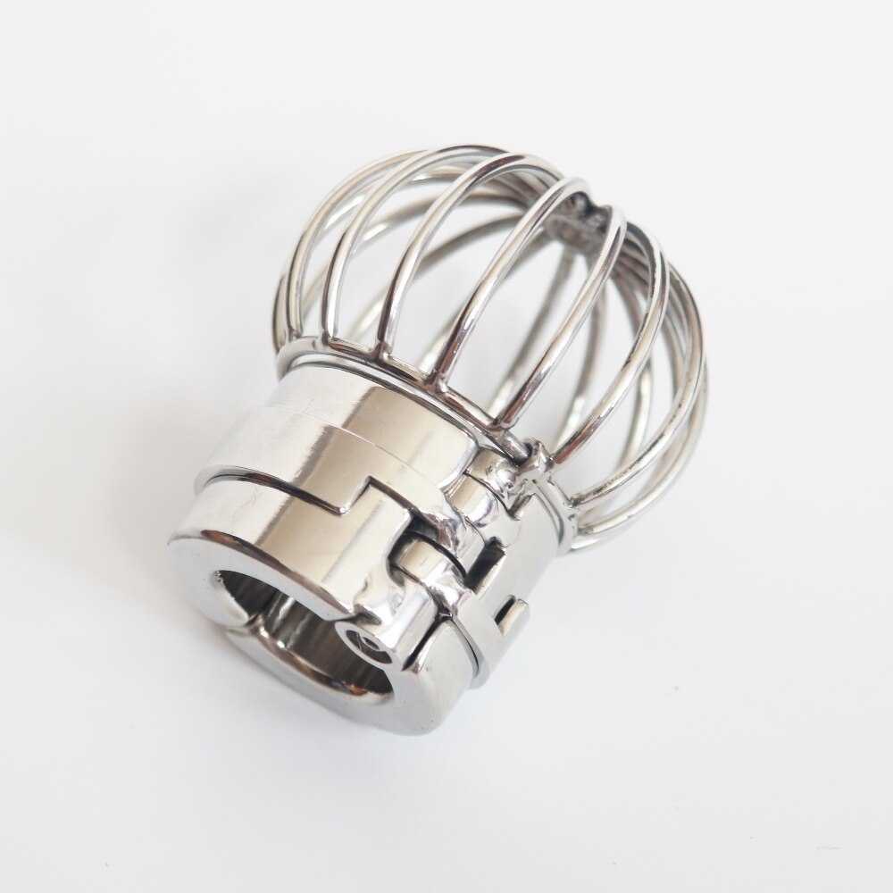 Cage de Chasteté Métal  pendentif scrotum longue de 85 mm