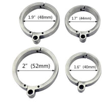 Cage de Chasteté métal  pour pénis de 8 à 9 cm