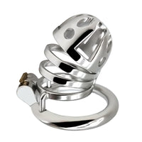 Cage a penis courte en acier inox