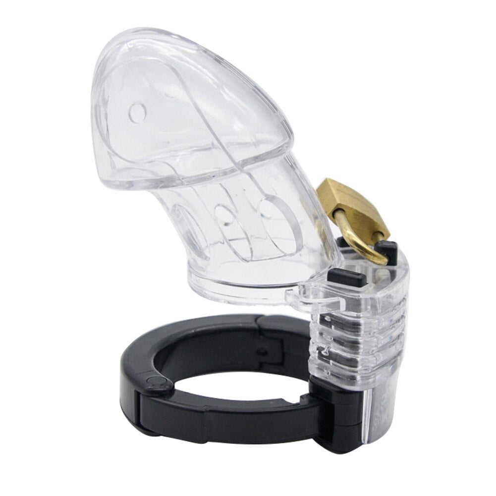 Cage de Chasteté Silicone  Anneau Reglable