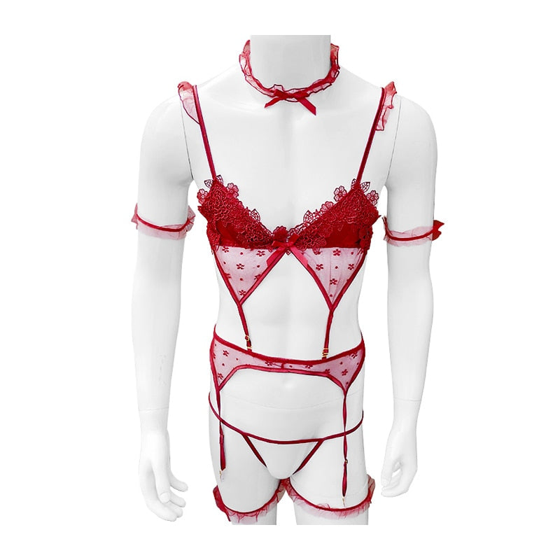 Set Lingerie Pour Sissy  Soumis Docile