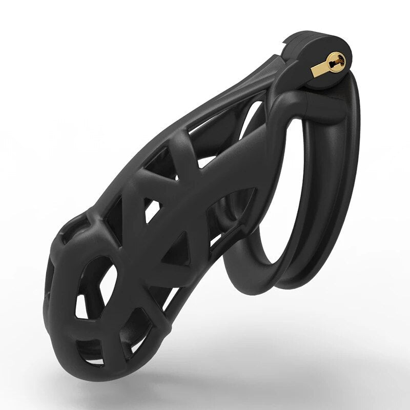 Cage de chasteté Plastique multi-taille  pour pénis de 5,5 à 11,5 cm