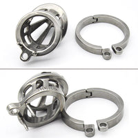 Cage de Chasteté métal  pour pénis de 8 à 9 cm