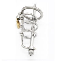 Cage de chasteté urétrale  pour pénis de 12 à 13,5 cm