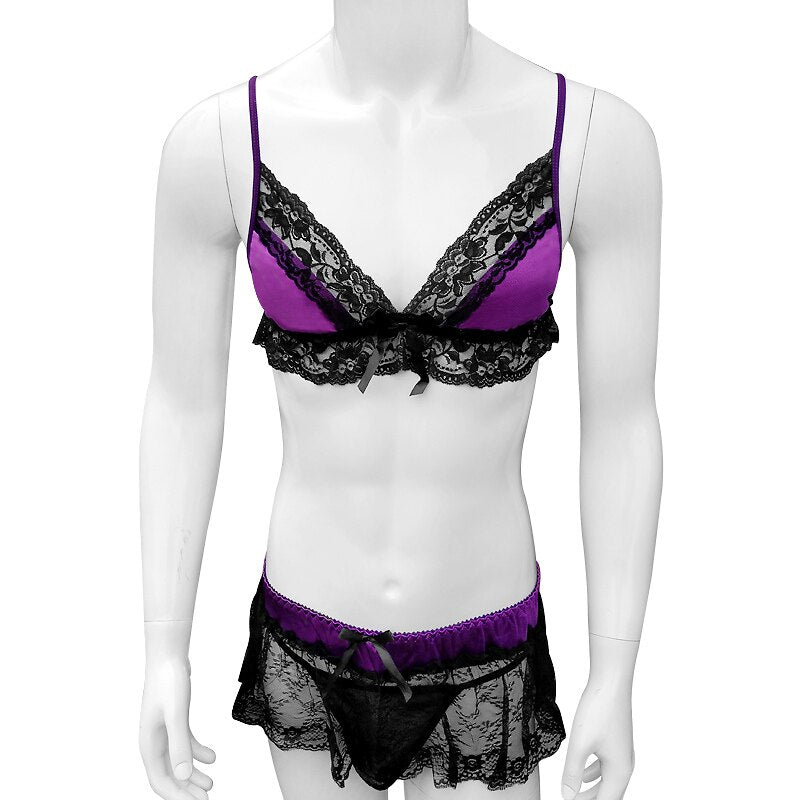 Set Lingerie Pour Sissy Docile