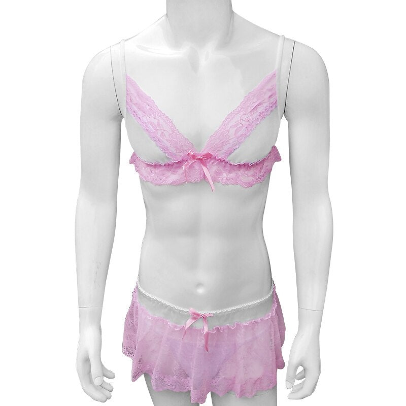 Set Lingerie Pour Sissy Docile