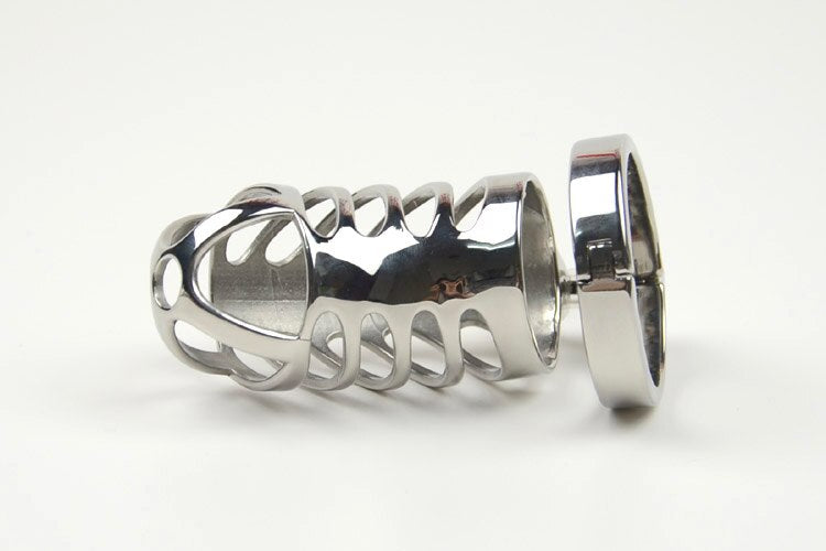Cage de Chasteté Métal  Dangereuses Courbes