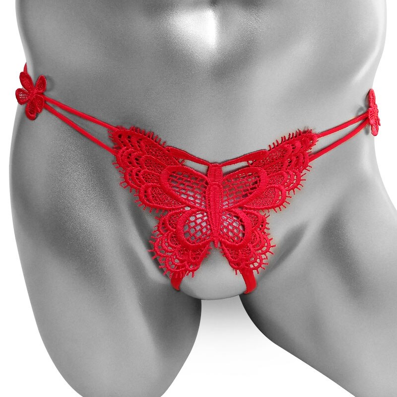 Lingerie Sissy Papillon Rose