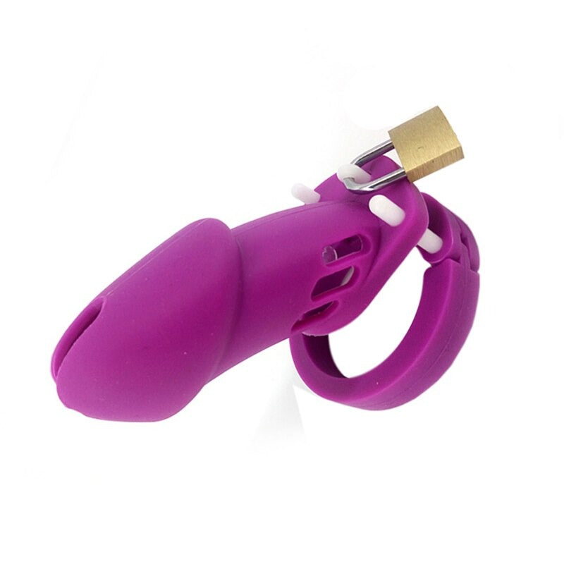 Cage de Chasteté Silicone   Souple & Stricte