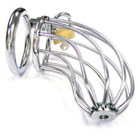 Cage de Chasteté Métal  Long Barreaux