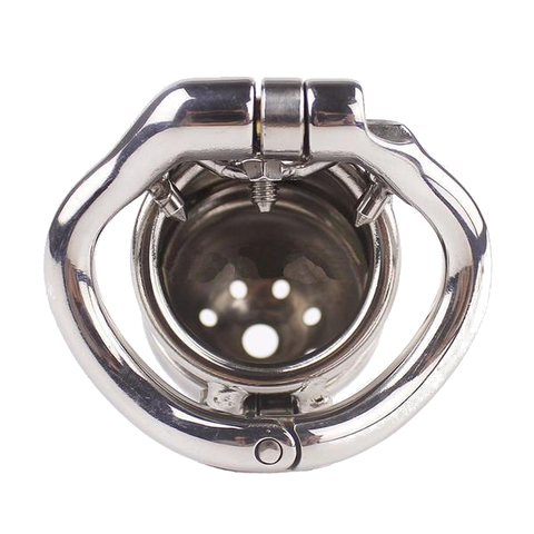 cage de chasteté métal fermée homme BDSM