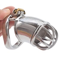 Cage de Chasteté Métal  pour pénis de 4 à 5,5 cm