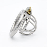 Cage de Chasteté Métal  Soumission Prolongé 28mm