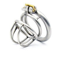Cage de Chasteté Métal  Soumission Prolongé 4 cm